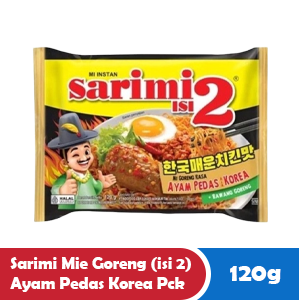 SARIMI 2 GOR AYAM PEDAS KOREA 120GR
