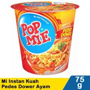 POP MIE PEDAS DOWER  AYAM PEDAS 75GR
