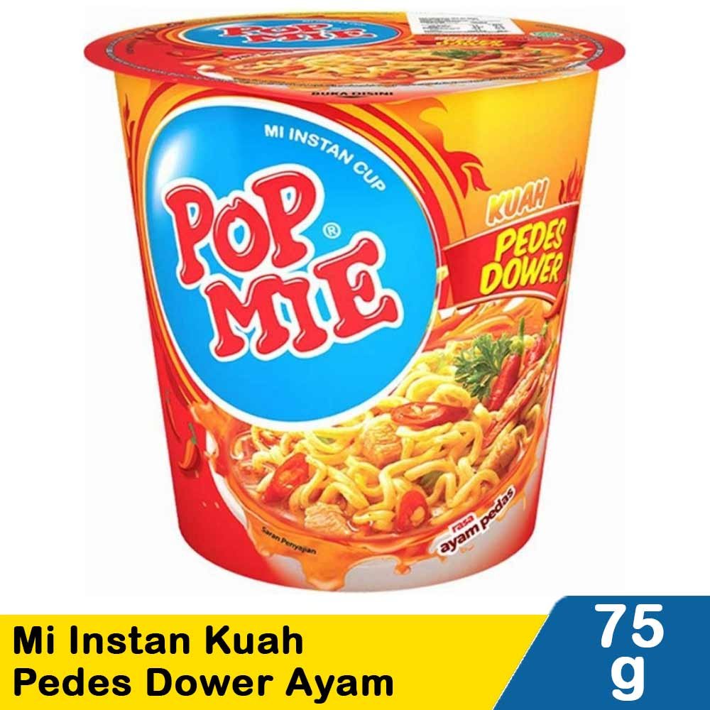 POP MIE PEDAS DOWER AYAM PEDAS 75GR