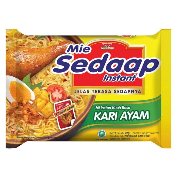 MIE SEDAP KARI AYAM 72GR