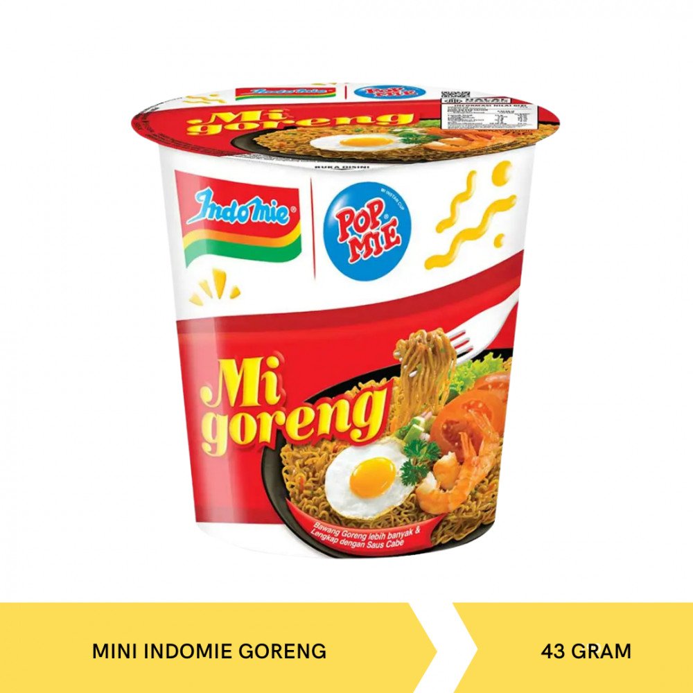 POP MIE MINI SNEK TIME INDOMIE GORENG 40GR