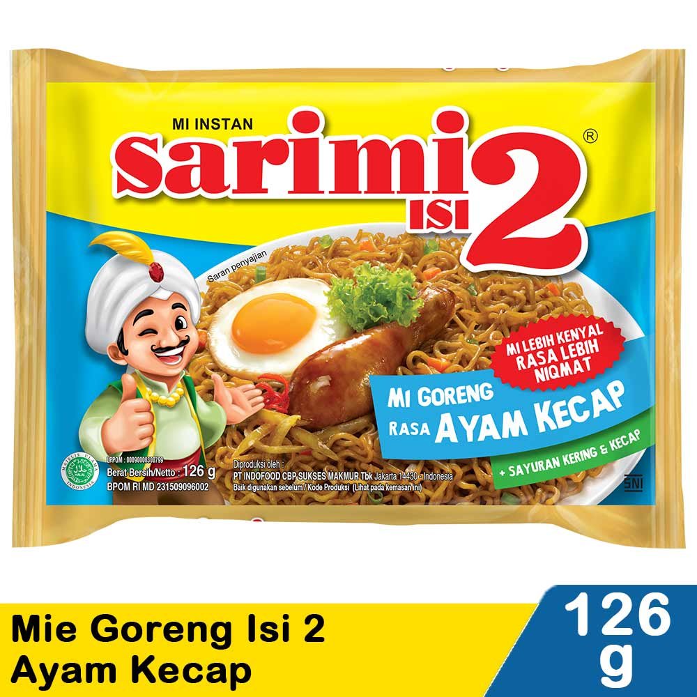 SARIMI 2 GOR AYAM KECAP 126GR