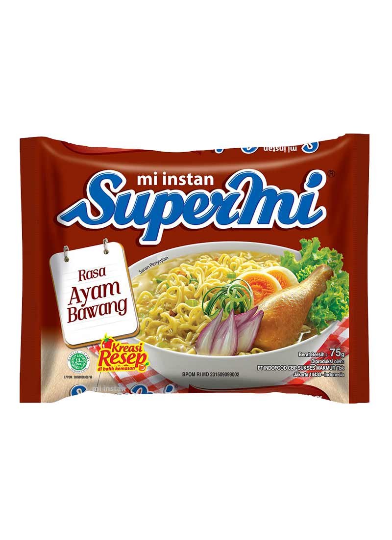 SUPERMI AYAM BAWANG 75GR