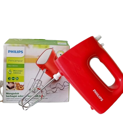 HAND MIXER PHILIPS HR1552/10-RED 1552