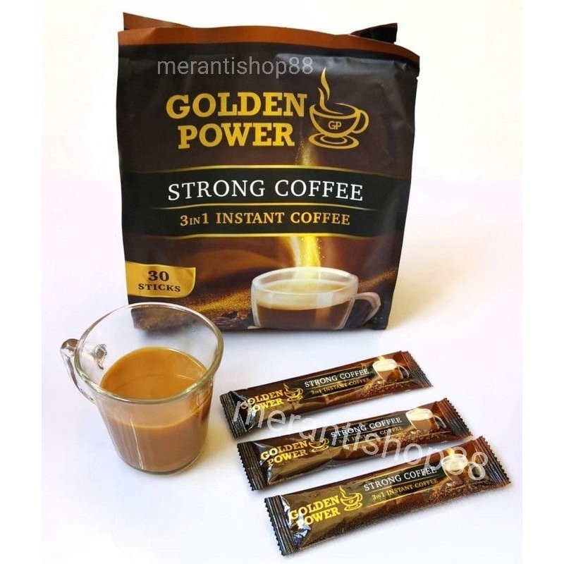 GOLDEN POWER STRONG COFFE 3IN1 30'S