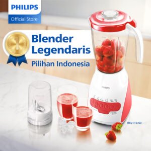 BLENDER PHILIPS PLASTIK HR-2115 RED