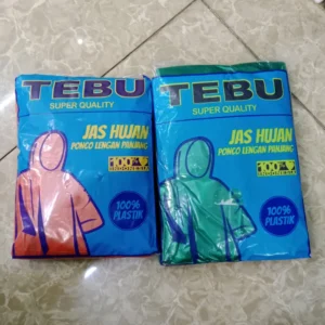JAS HUJAN TEBU TRANSPARAN WARNA PONCHO