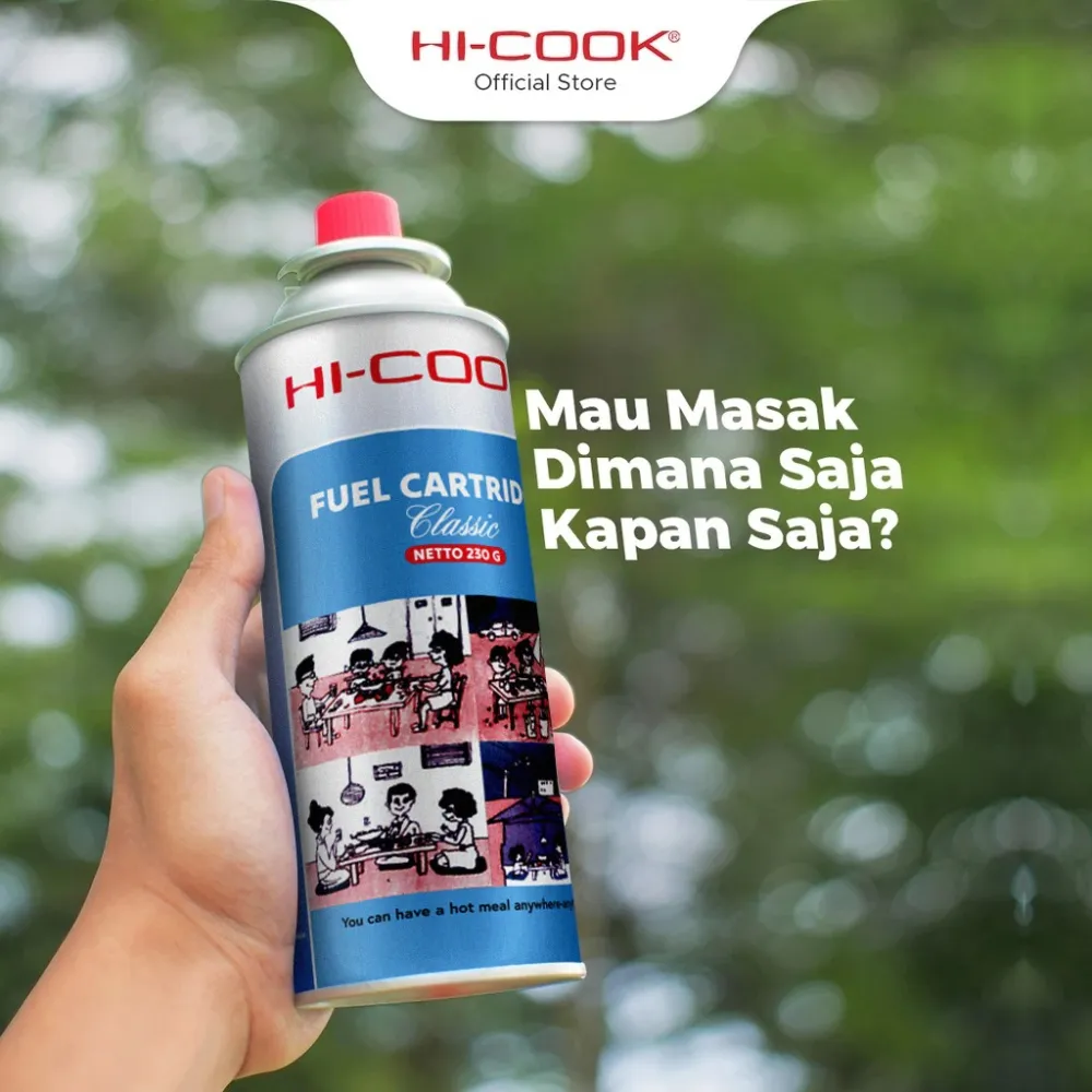TABUNG GAS (K) HI COOK 230G
