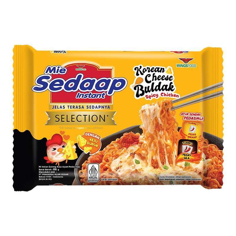 MIE SEDAP KOREAN CHEESE BULDAK 86GR
