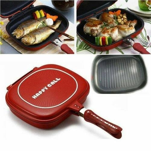 HAPPYCALL FRYPAN DOUBLE 32CM - Gambar 2
