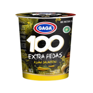 GAGA MIE CUP EXTRA PEDAS KUAH JALAPENO 75GR