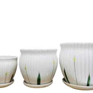 POT BUNGA KERAMIK SET HY1725 BUNGA