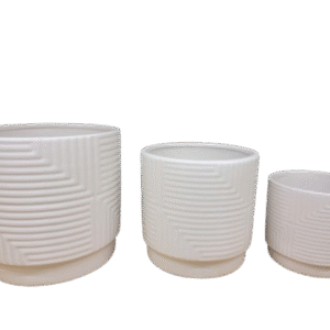 POT BUNGA KERAMIK SET 89A628XT3 3PCS PTH