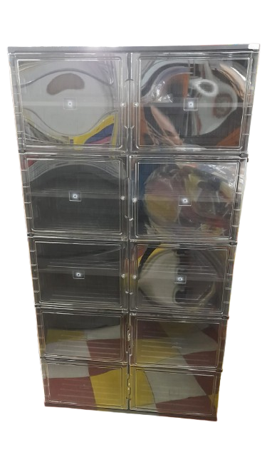 LEMARI SERBAGUNA JEKO TRANSPARAN 5 TINGKAT