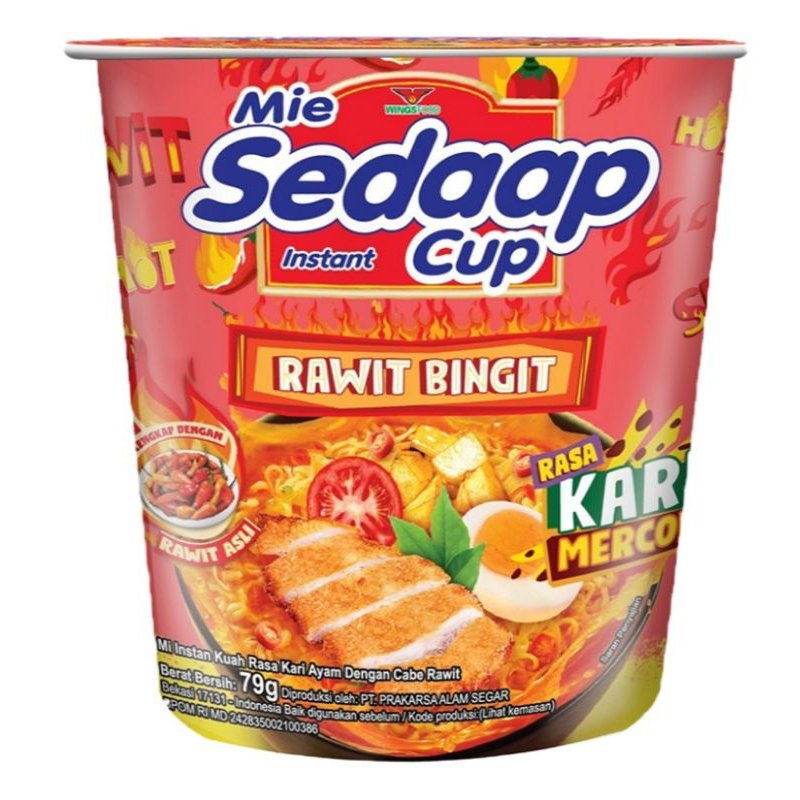 MIE SEDAP CUP KARI MERCON 79GR