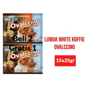 KOPI LUWAK WK OVALCCINO RTG 15SCH 25GR